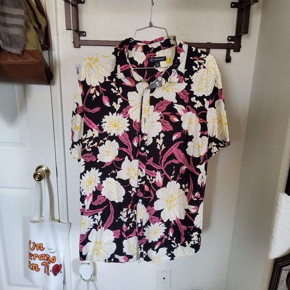 INC Floral Shirt XL - Picture 1 of 4